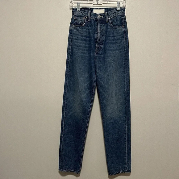 Mother Superior The Tune Up Hover Cuff Jeans in Hit The Ground Running‎ Size 25 - Picture 3 of 12